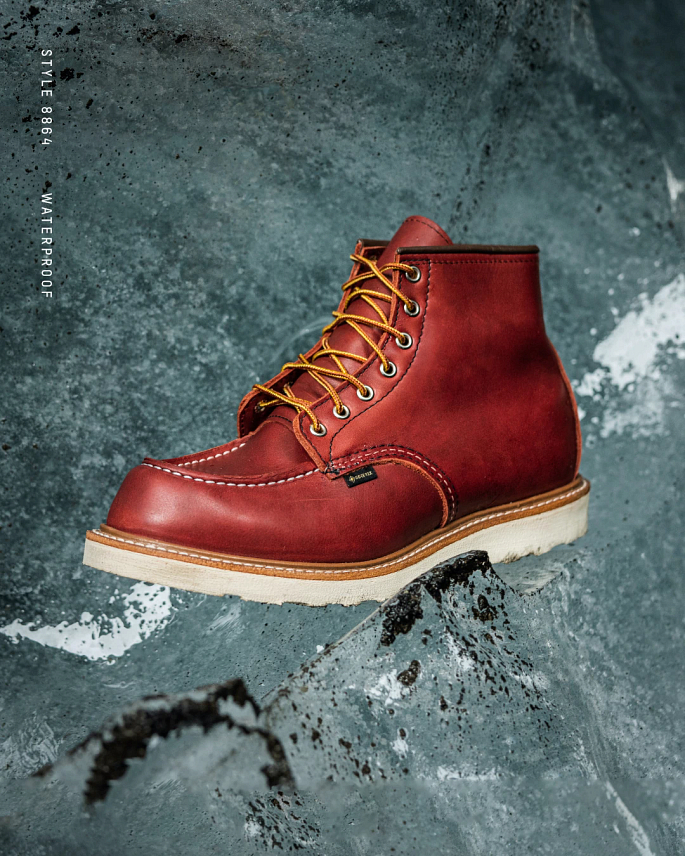 Style 8864 Waterproof - Red Wing Shoes Logo - Gore-Tex Logo